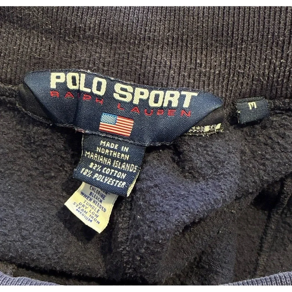 VINTAGE Ralph‎ Lauren Polo Sport Sweatpants Mens Medium BLUE